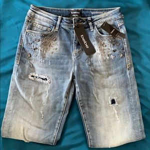 Bebe Heartbreaker Skinny Jeans